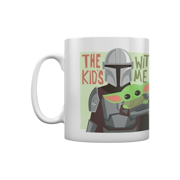 Star Wars: The Mandalorian The Kids With Me Mug One Size Multic Multicoloured One Size