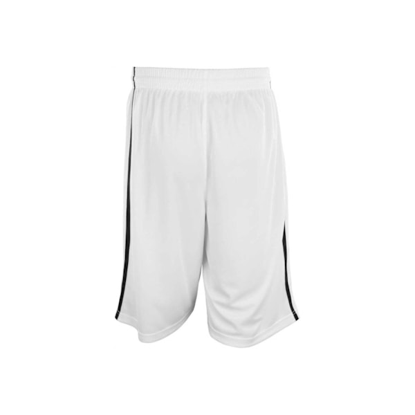 Spiro Herr Basket Shorts XS Vit/Svart White/Black XS