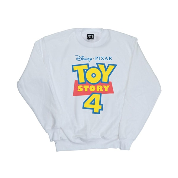 Disney Boys Toy Story 4 Logo Sweatshirt 5-6 år Vit White 5-6 Years