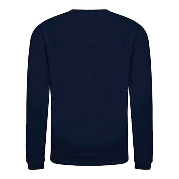 AWDis Just Hoods Barn/Barn Ungdom Enfärgad Sweatshirt med Rund Hals 3-4 Oxford Navy 3-4 Years