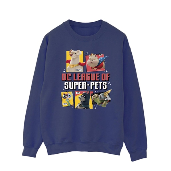 DC Comics Herr DC League Of Super-Pets Profil Sweatshirt XL Marinblå Navy Blue XL