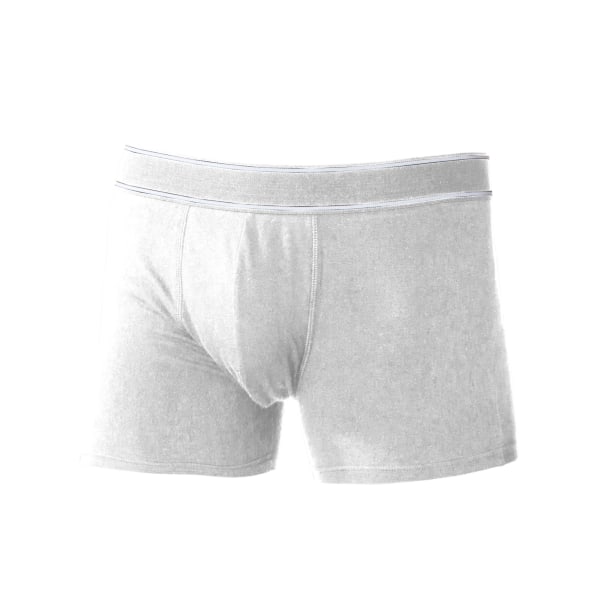 Kariban Mens Plain Boxer Boxer / Underkläder 2XL Vit White 2XL