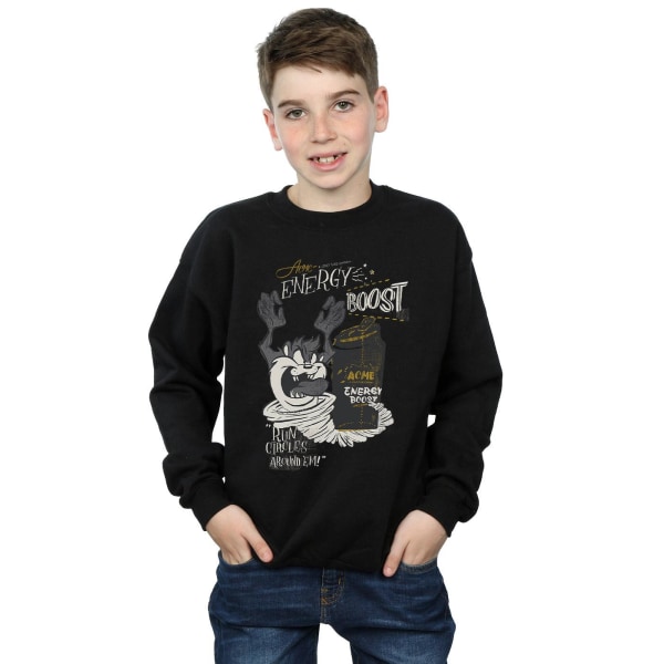 Looney Tunes Boys Taz Energy Boost Sweatshirt 9-11 år Svart Black 9-11 Years