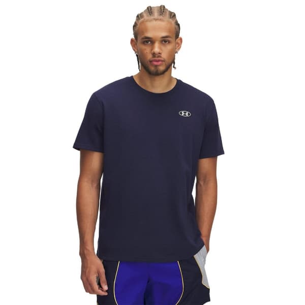 Under Armour Herr Logotyp Tung Lös T-shirt M Blå Blue M
