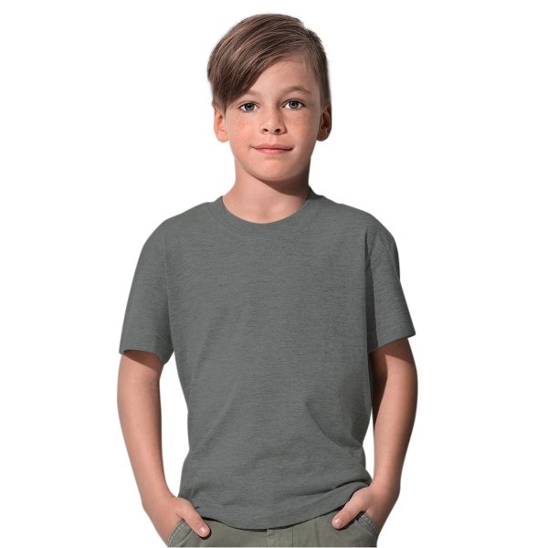 Stedman Childrens/Kids Classic Organic T-Shirt S Real Grey Real Grey S