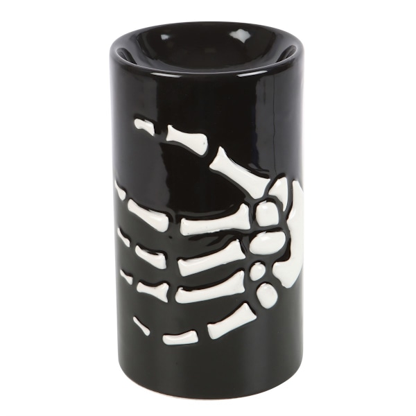 Something Different Skelett Hand Oljebrännare En Storlek Svart/Vit Black/White One Size