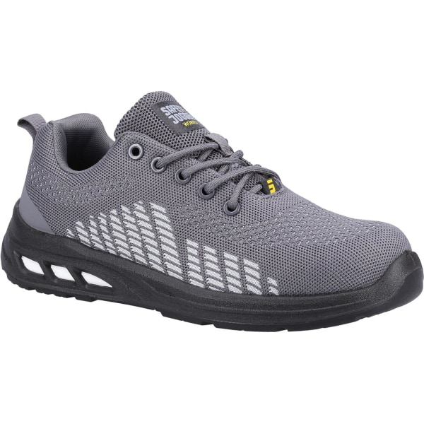 Safety Jogger Mens Fitz Safety Trainers 11 UK Grå Grey 11 UK