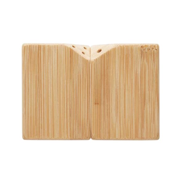 MidOcean Både Bambu Salt- och Pepparströare En Storlek Trä Wood One Size