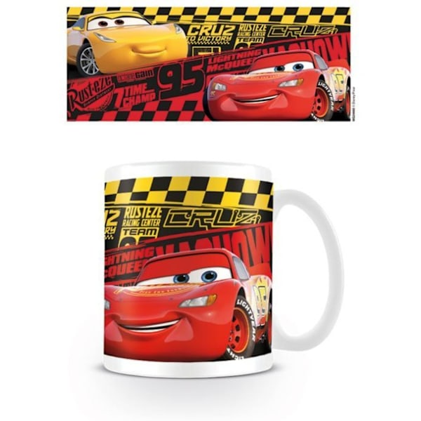 Cars 3 Duo Mug One Size Vit/Röd/Gul White/Red/Yellow One Size