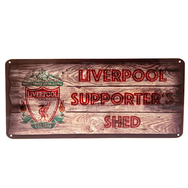 Liverpool FC Supporters Shed Plaque One Size Brown Brown One Size