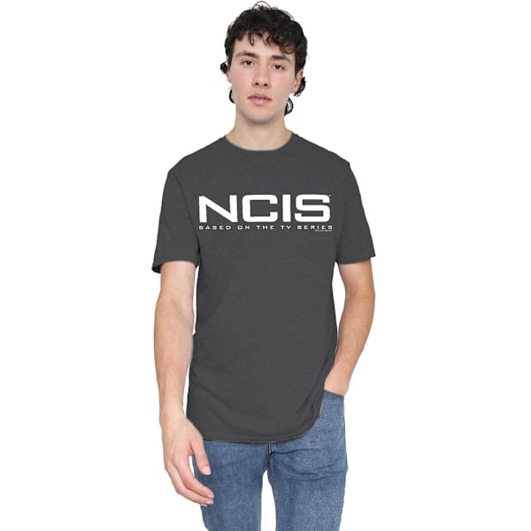 NCIS Unisex Vuxen Logo T-Shirt M Gråmelerad Charcoal M
