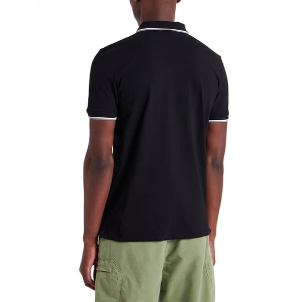 Paul Smith Herr Patch Bomullslogotyp Pikétröja S Svart Black S