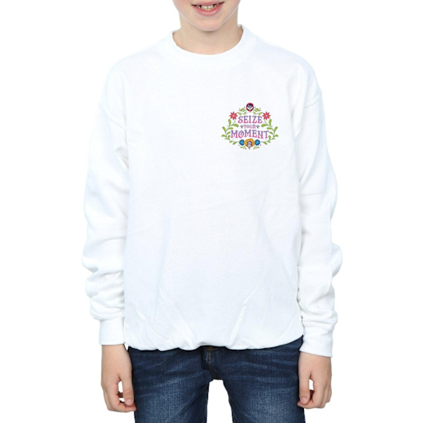 Disney Boys Coco Seize Your Moment Sweatshirt 7-8 år Vit White 7-8 Years