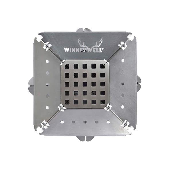 Winnerwell Rostfritt Stål Galler Eldgaller 20,8 cm x 20,8 cm Silver Silver 20.8cm x 20.8cm