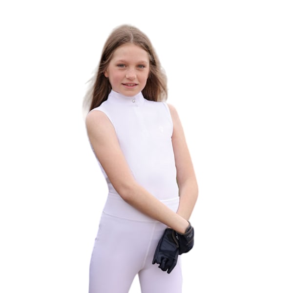 HyFASHION Barn/Barn Eden Ärmlös Showskjorta 13-14 År White 13-14 Years