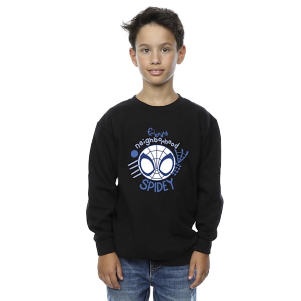 Marvel Boys Spidey And His Amazing Friends Neighbourhood Sweatshirt Black 3-4 Years