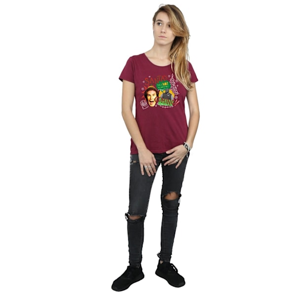 Elf Dam/Damer North Pole Bomull T-shirt M Bourgogne Burgundy M