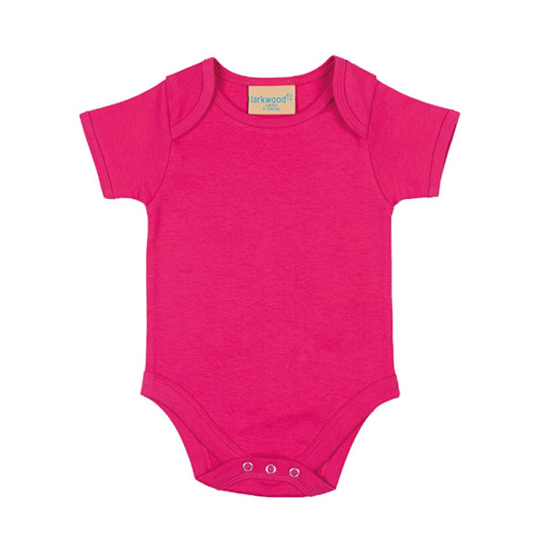 Larkwood Kortärmad Body för Småbarn 12-18 Månader Fuchsia Fuchsia 12-18 Months