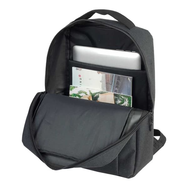 Shugon Sembach Basic Laptop Ryggsäck En Storlek Svart Melange Black Melange One Size
