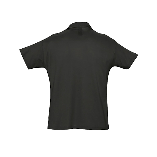 SOLS Herr Sommar II Pique Kortärmad Poloskjorta 3XL Svart Black 3XL