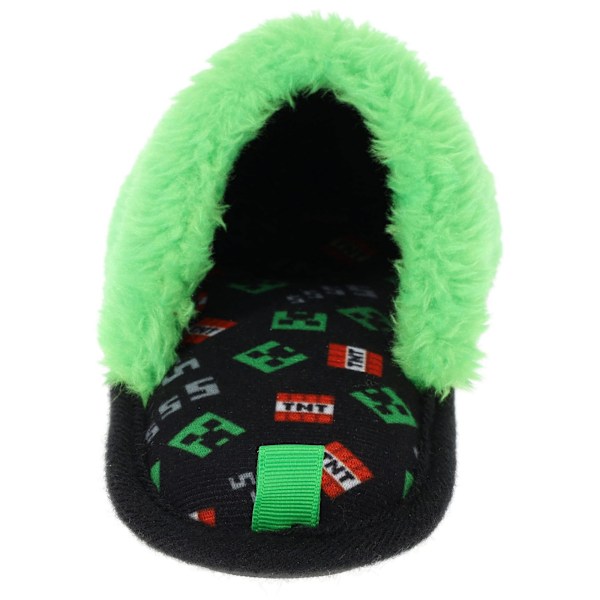 Minecraft Unisex Vuxen Creeper Tofflor L-XL Grön Green L-XL