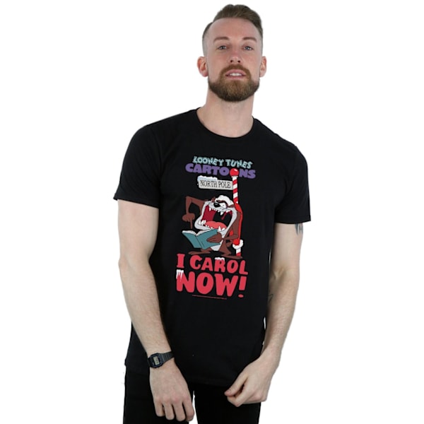 Looney Tunes Herr Taz I Carol Now T-shirt 5XL Svart Black 5XL