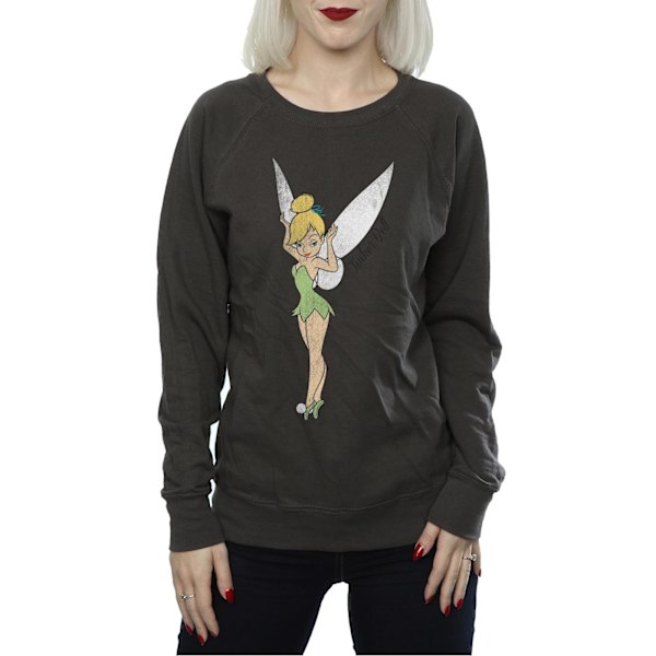 Tinkerbell Dam/Damer Klassisk Sweatshirt L Ljus Grafit Light Graphite L