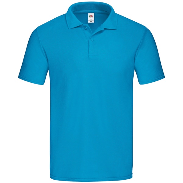 Fruit Of The Loom Original Polotröja L Azure Blue Azure Blue L