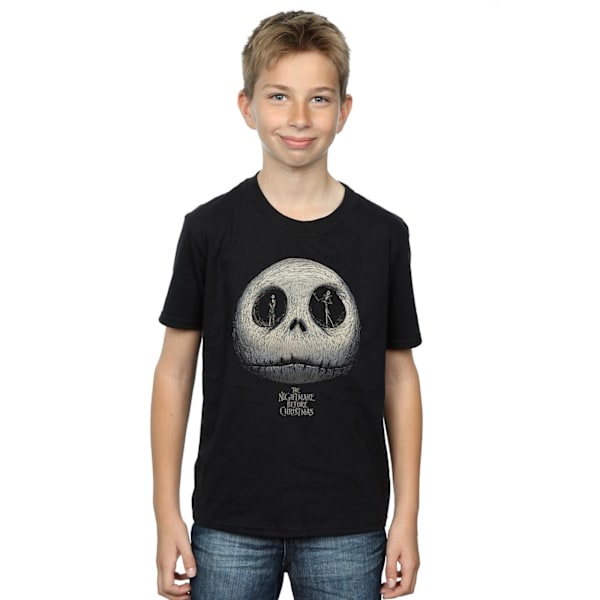 Disney Boys Nightmare Before Christmas Jack´s Eyes T-Shirt 7-8 Black 7-8 Years
