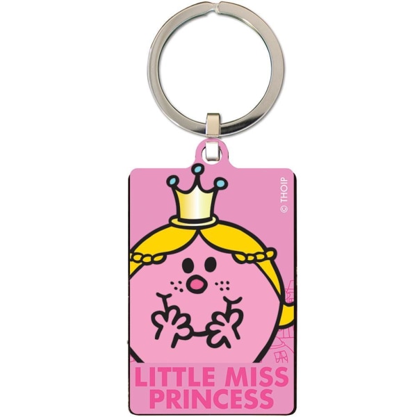 Little Miss Princess Key Ring One Size Rosa Pink One Size
