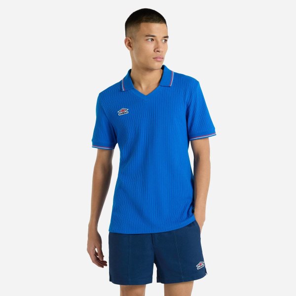 Umbro Man Ribbed Tennis T-Shirt XL Regal Blue Regal Blue XL