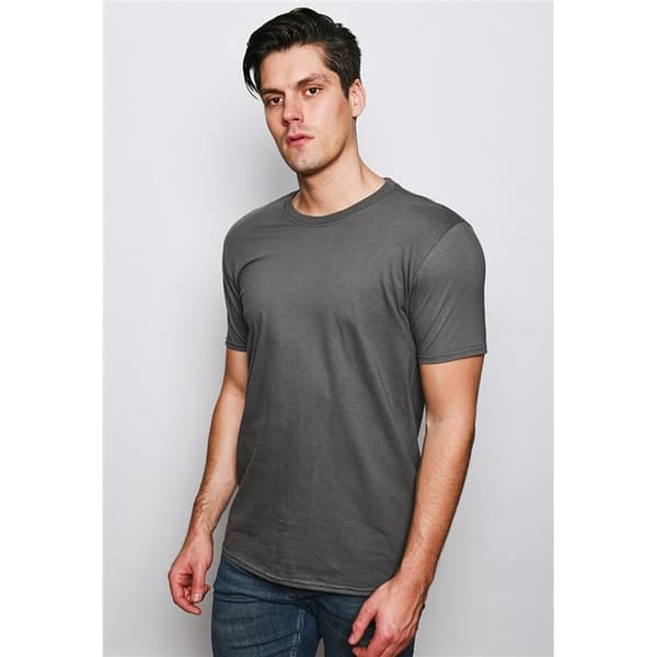 Casual Classic Mens Ringspun Tee S Mörkgrå Dark Heather S