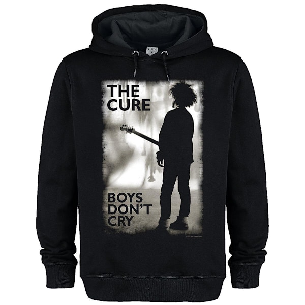 Amplified Unisex Vuxen Boys Don´t Cry The Cure Hoodie M Svart Black M