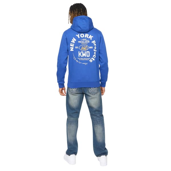 Kings Will Dream Herr Mobalot Hoodie XL Blå Blue XL