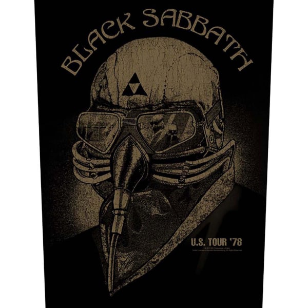 Black Sabbath US Tour 1978 Patch One Size Svart/Brun Black/Brown One Size