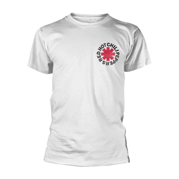 Red Hot Chilli Peppers Unisex Vuxen sliten Asterisk T-shirt S Vit White S