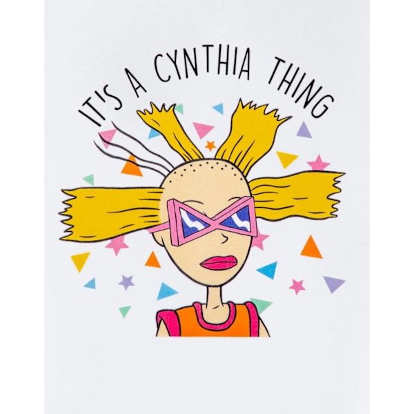 Rugrats Dam/Kvinnor Det Är En Cynthia Thing T-Shirt 3XL Vit White 3XL