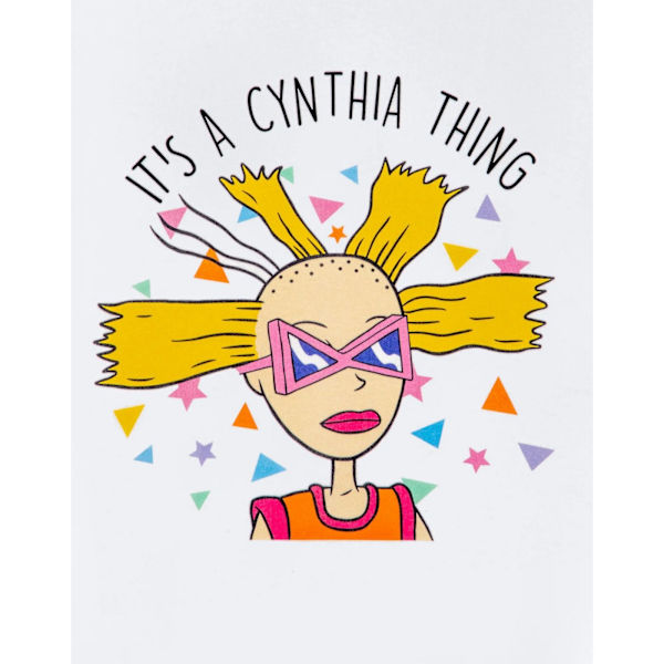 Rugrats Dam/Kvinnor Det Är En Cynthia Thing T-Shirt M Vit White M