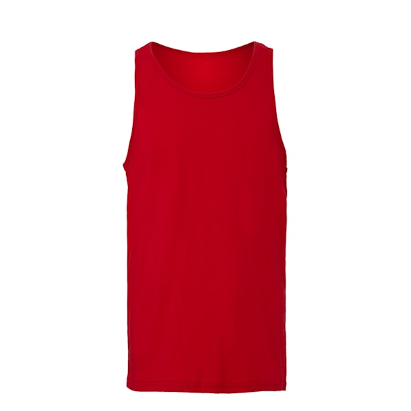 Bella + Canvas Unisex Jersey Tank Top L Röd Red L