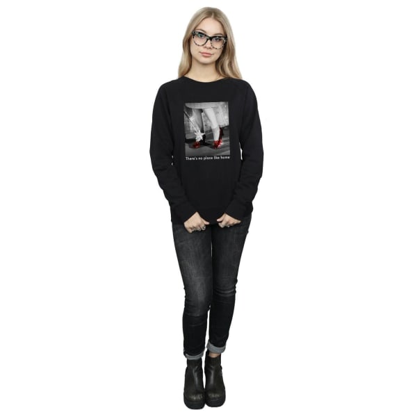 Trollkarlen från Oz Dam/Dam Ruby Slippers Foto Sweatshirt X Black XL