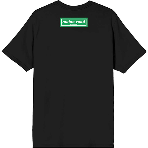 Oasis Unisex Vuxen Maine Road Fotbollsplan T-shirt XL Svart Black XL