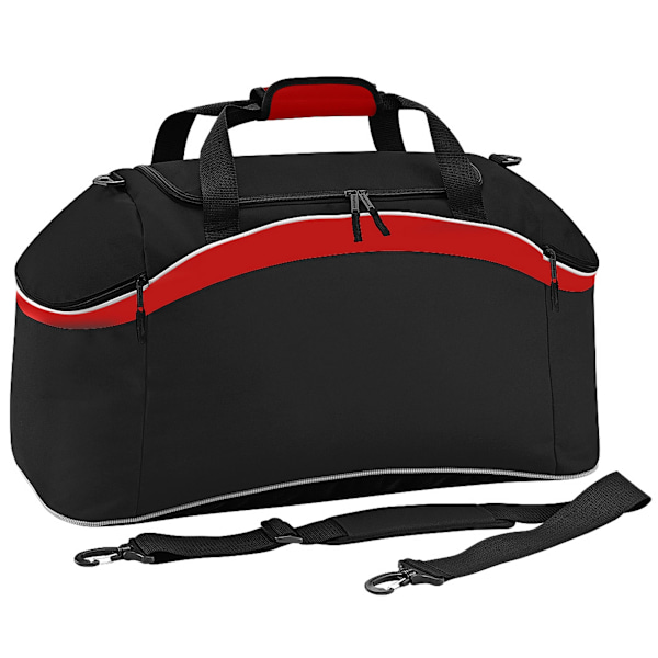 Bagbase Teamwear Holdall One Size Svart/Klassisk Röd/Vit Black/Classic Red/White One Size