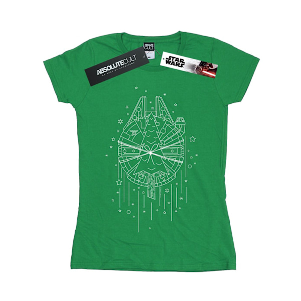 Star Wars Dam/Damer Millennium Falcon Julgran Leverans Irish Green XL