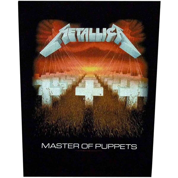 Metallica Master Of Puppets Patch One Size Svart/Vit/Orange Black/White/Orange One Size