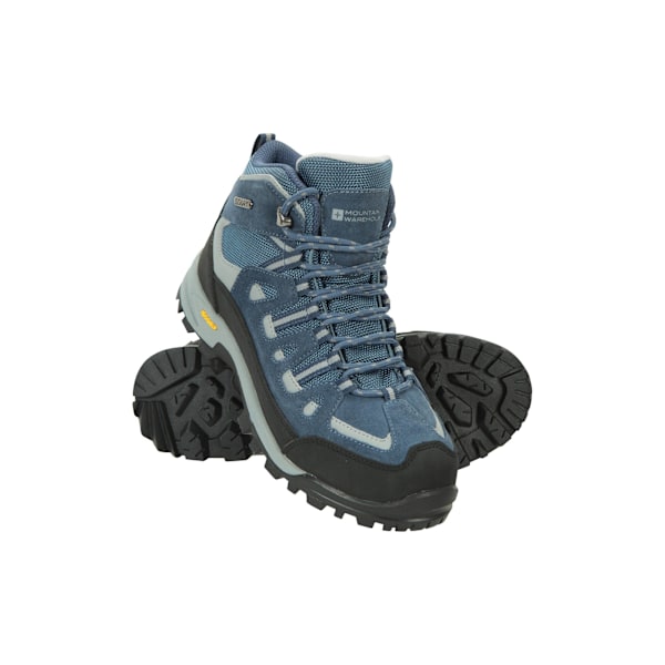 Mountain Warehouse Dam/Damer Gale Extreme Mockaskinn Vandringskängor Blue 7 UK