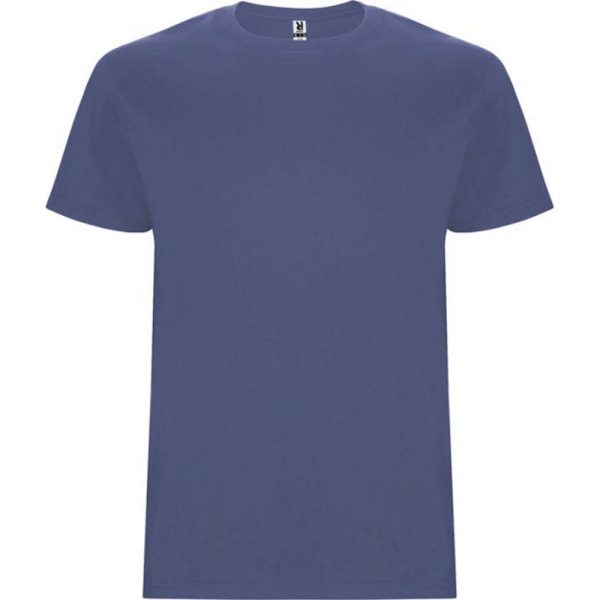 Roly Herr Stafford T-shirt M Blå Denim Blue Denim M