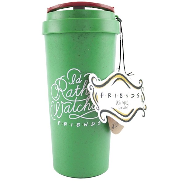 Friends Central Perk Återanvändbar Resmugg 425ml En Storlek Grön Green One Size