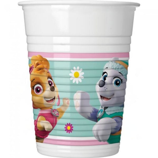 Paw Patrol Spin Master Plastic Skye & Everest Party Cup (Pack o Green/Pink/White One Size