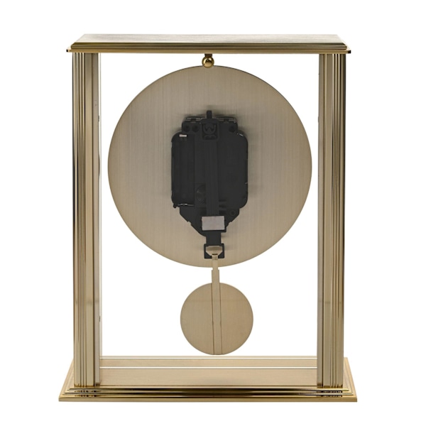 Wm.Widdop Guld Mantel Klocka Med Pendel En Storlek En Färg One Colour One Size