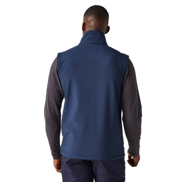 Regatta Professional Herr Softshell 2-lagers värmeväst L Marinblå/ Navy/Seal Grey L